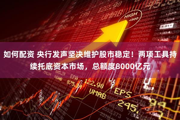 如何配资 央行发声坚决维护股市稳定！两项工具持续托底资本市场，总额度8000亿元